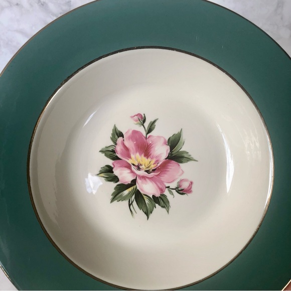 Set of Two Homer Laughlin Cavalier Eggshell 1950s Vintage Soup Bowls/Salad Bowls - Picture 2 of 8